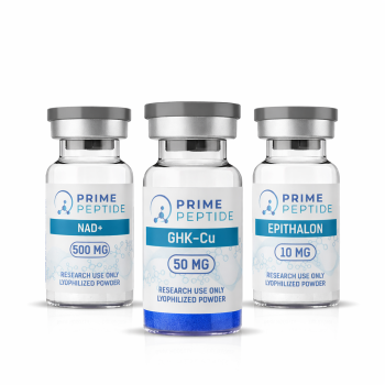Research Stack for Aging and Cellular Regeneration Studies – GHK-Cu 50 mg + NAD+ 500 mg + Epitalon 10 mg Research Stack for Aging and Cellular Regeneration Studies – GHK-Cu 50 mg + NAD+ 500 mg + Epitalon 10 mg