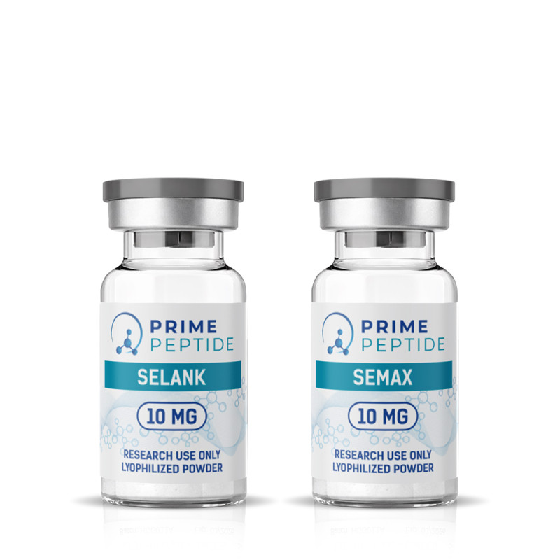 Research Stack for Memory and Cognitive Function Studies - Semax 10 mg + Selank 10 mg