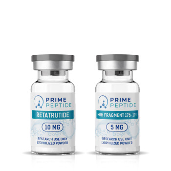 Research Stack for Metabolic and Body Composition Studies – Retatrutide 10 mg + HGH Fragment 176-191 5 mg Research Stack for Metabolic and Body Composition Studies – Retatrutide 10 mg + HGH Fragment 176-191 5 mg
